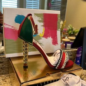 Women’s heels.